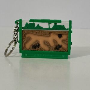 Vintage Uncle Milton's Fascinating Ant Farm Keychain By Basic Fun 1997